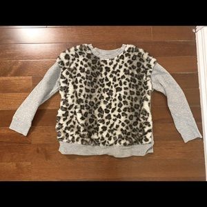 kate spade leopard top
